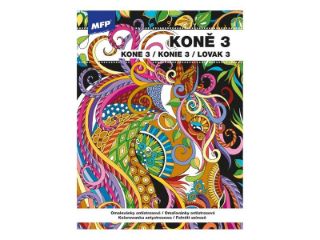 Obrázek z Omalovánky antistresové Koně 3 A4/32s 